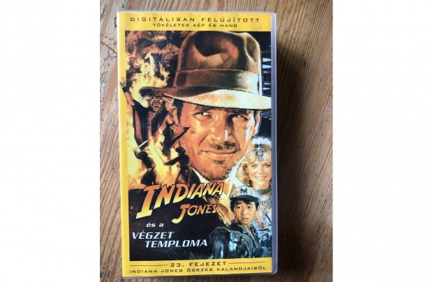 Indiana Jones s a vgzet temploma videkazetta ,eredeti Vhs 1500 Ft