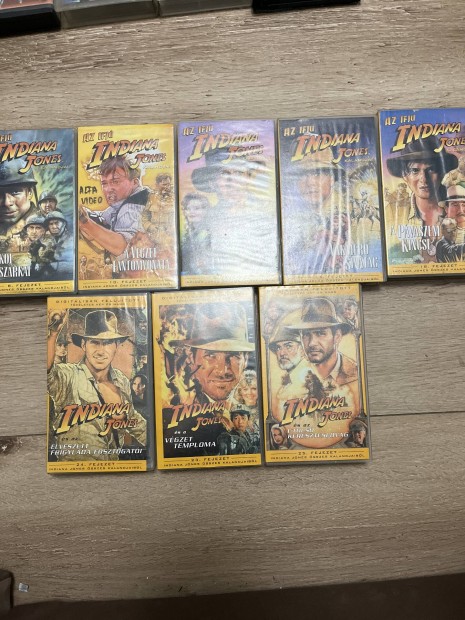 Indiana Jones pakk vhs 