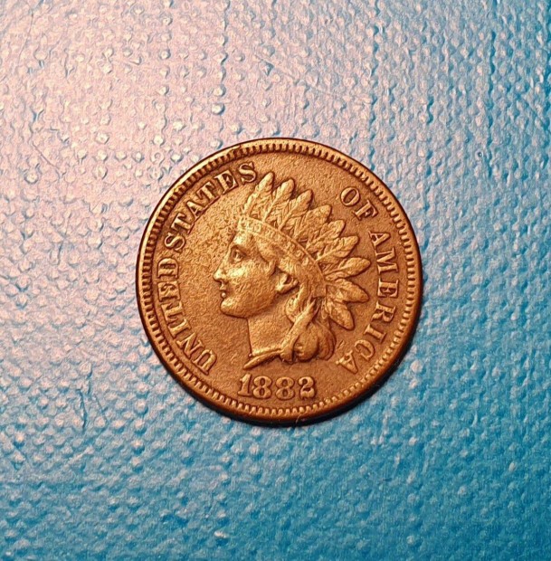 Indinos 1 - Cent 1882. R!