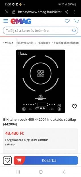Indukciós sütőlap