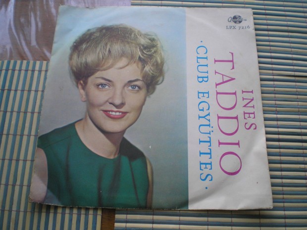 Ines Taddio olasz nekesn bakelit lemez LP nagyjbl 1963Csak telefon