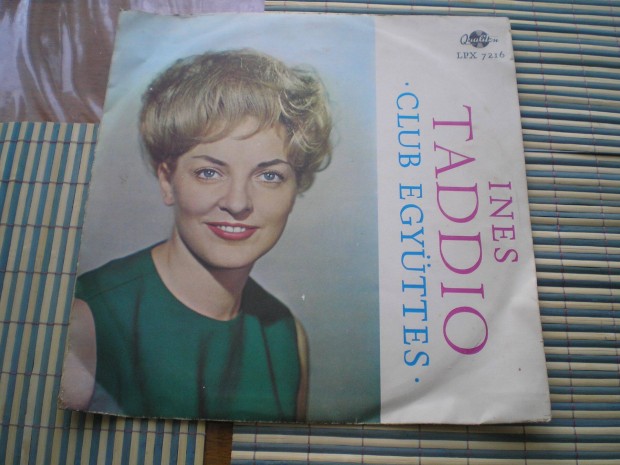 Ines Taddio olasz nekesn bakelit lemez LP nagyjbl 1963
