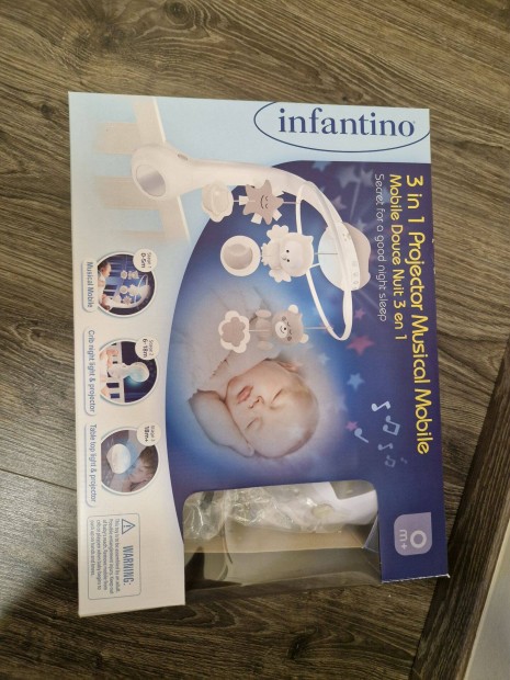 Infantino 3in1 Projector zenélő körforgó