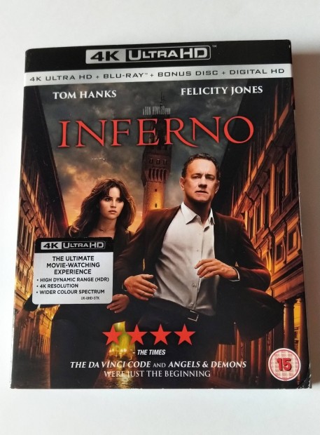 Inferno 4K UHD + Blu-ray Film - Csak a paprfekni!
