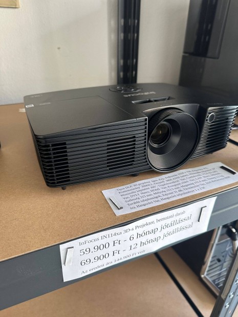 Infocus IN114xa 3D-s Projektor, bemutató darab