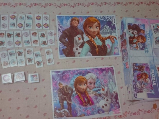 Ingyen Posta, Jégvarázs 4 az 1 ben puzzle dominó és memóriakártya