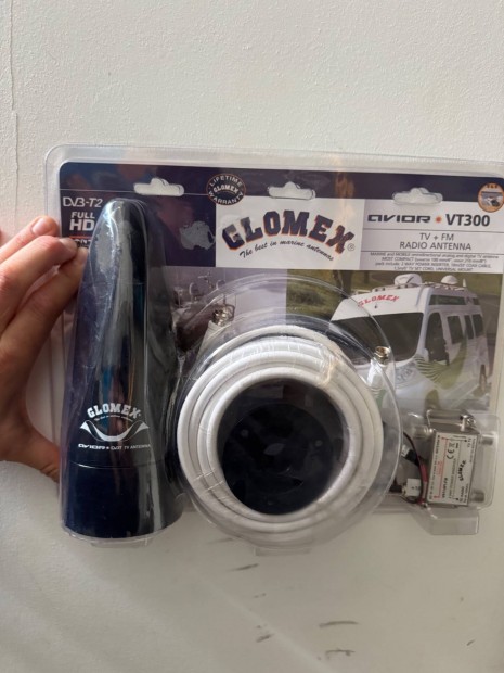 Ingyen TV b�rhol! Glomex TV antenna 12v lak� Aut�, haj�
