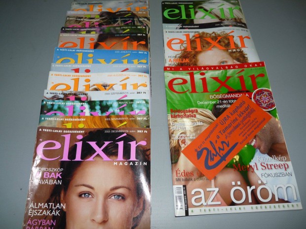 Ingyen elvihet� Elix�r, Praktika, Term�szetgy�gy�sz magazinok