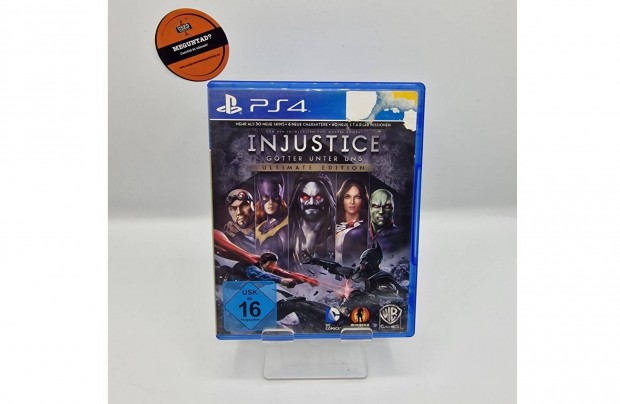 Injustice Gtter Unter Uns Ultimate Edition - PS4 jtk, hasznlt