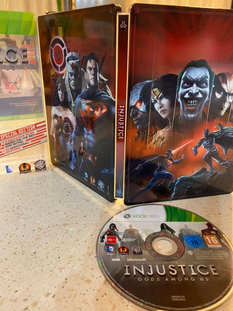 Injustice: Gods Among Us - Red Son Steelbook-eredeti xbox360/ONE jtk