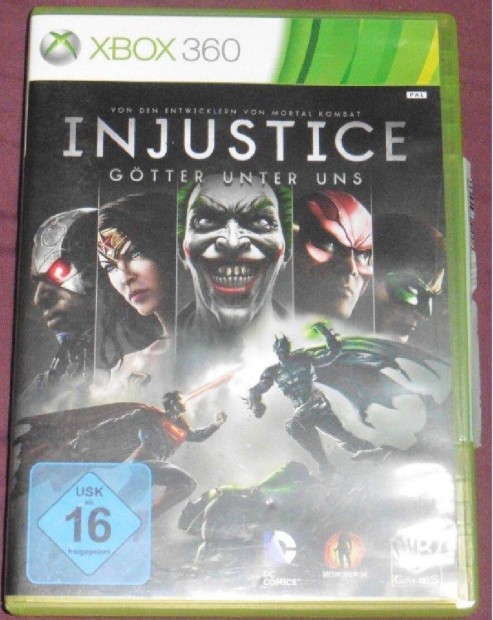 Injustice - Gods Among Us (verekeds) Gyri Xbox 360, Xbox ONE Jtk