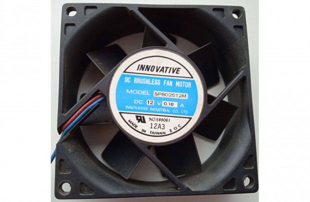 Innovative DC Brushless Fan Motor 12v 0.14a , 2 Wire BP120251