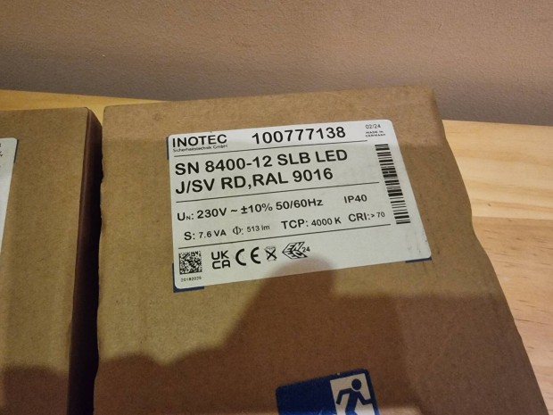 Inotec 5.7w 4000K biztonsági lámpa