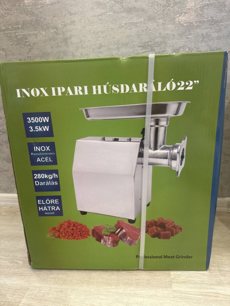 Inox Ipari Hsdarl 22" mret 3,5kW rozsdamentes