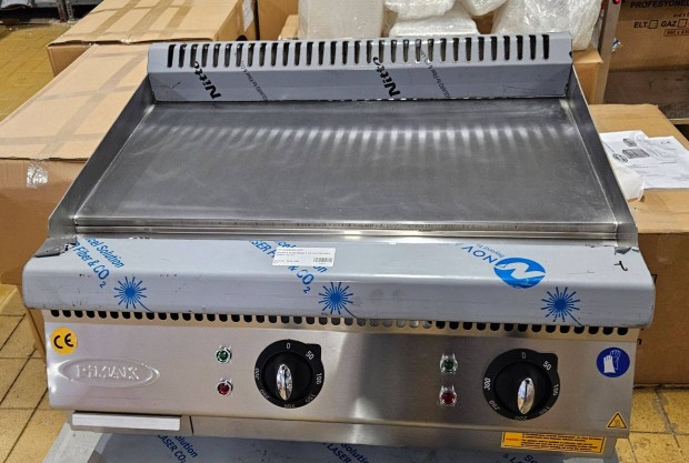 Inox elektromos 220v ipari 70cm-es pimak szeletst rostlap grillst