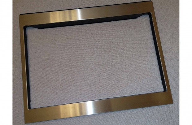 Inox nemesacél beépítő keret beépíthető mikrohullámú sütőhöz 50x38