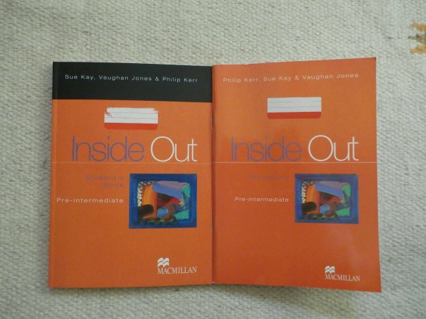 Inside Out Pre-Intermediate angol nyelvknyv+munkafzet