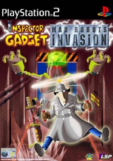 Inspector Gadget Mad Robot Invasion eredeti Playstation 2 jtk