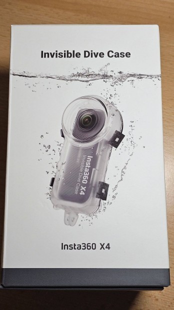 Insta360 X4 akciókamera Invisible Dive Case