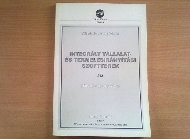 Integrlt vllalat- s termelsirnytsi szoftverek
