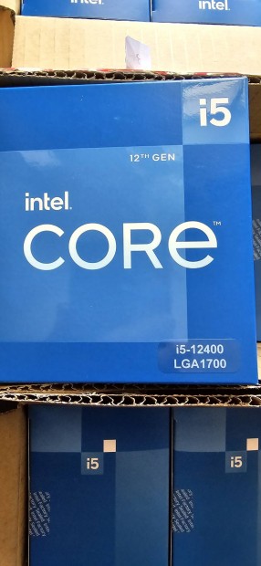 Intel 12400 processzor doboz elad