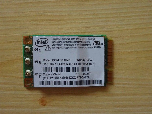 Intel 4965AGN Hlzati Krtya