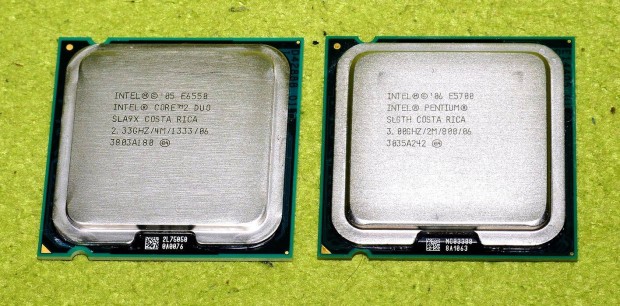 Intel 775 , E6650 s E5700 processzor egytt eladk