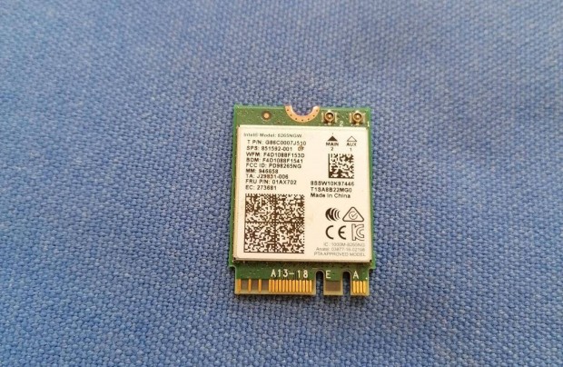 Intel 8265 - WiFi+Bluetooth krtya
