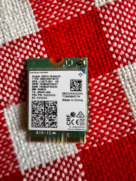 Intel AC-9461 WIFI laptop krtya