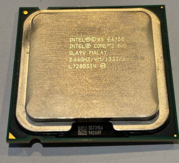 Intel Core2 Duo E6750 processzor elad