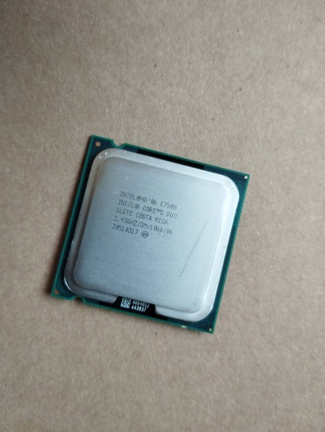 Intel Core 2 Duo E7500 2.93GHz LGA775 Processzor
