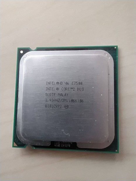 Intel Core 2 Duo E7500 CPU