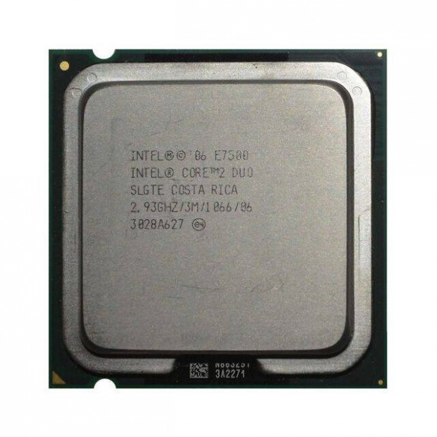 Intel Core 2 Duo E7500 CPU processzor LGA775