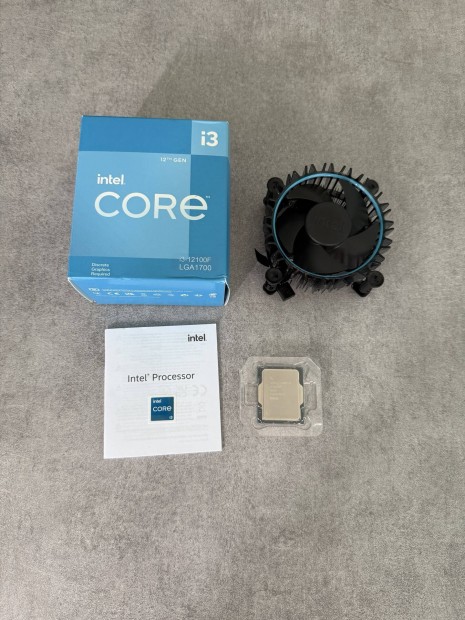 Intel Core i3-12100F processzor