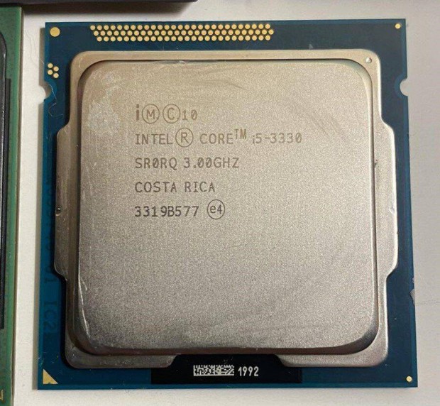 Intel Core i5 3330 tpus, 4 magos, Socket 1155