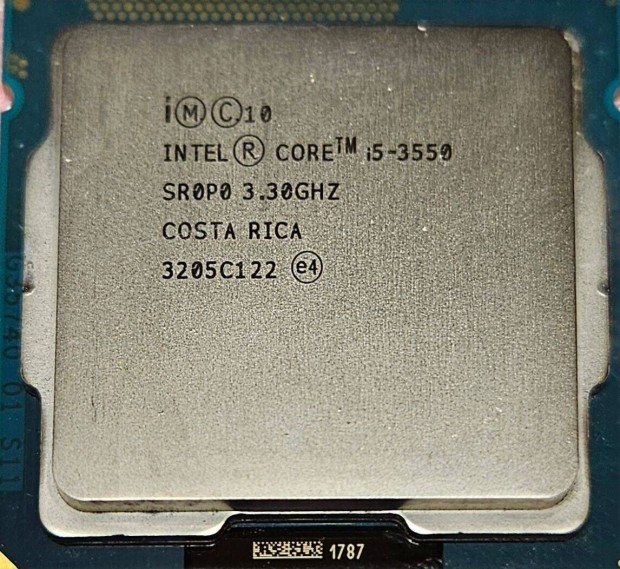 Intel Core i5-3550 hasznlt CPU