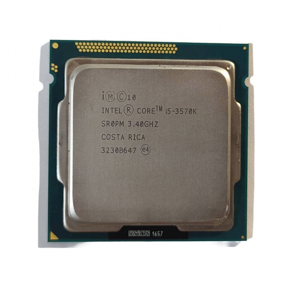Intel Core i5-3570K processzor 4x3.4GHz s1155