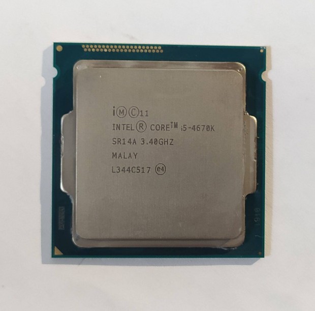Intel Core i5-4670K processzor 4x3.4GHz s1150