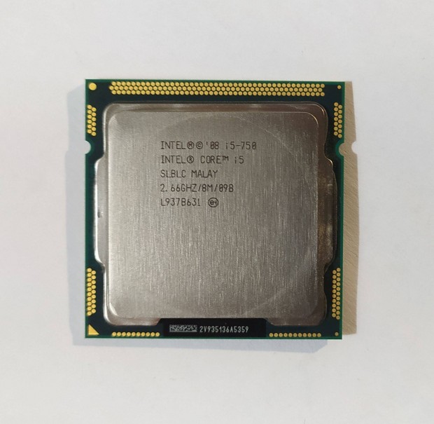 Intel Core i5-750 processzor 4x2.66GHz s1156