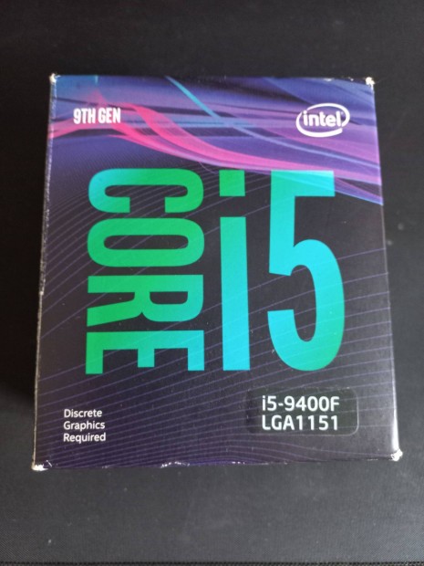 Intel Core i5-9400F Processzor