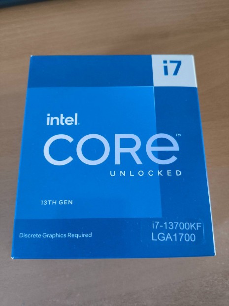 Intel Core i7 13700KF proci eladó!