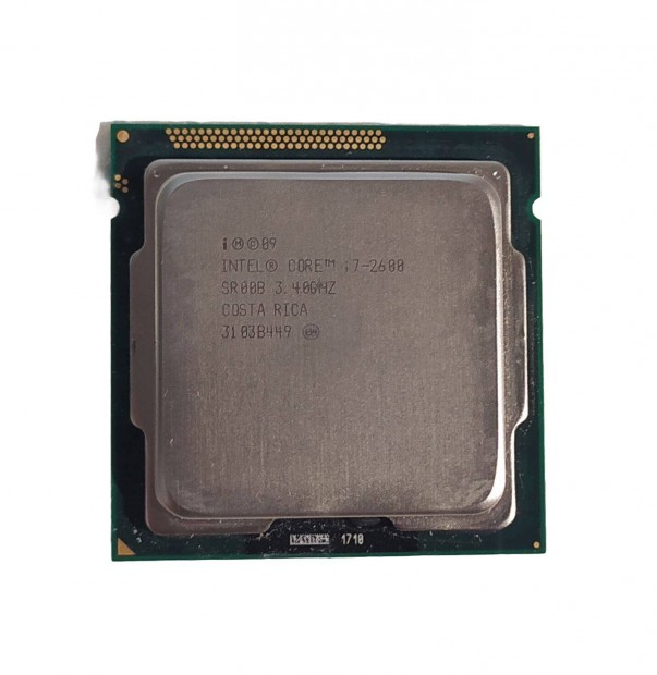 Intel Core i7-2600 processzor 4x3.4GHz s1155