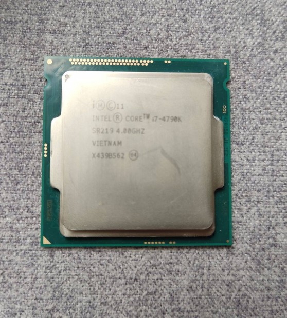 Intel Core i7 4790K - 1150 foglalat processzor elad