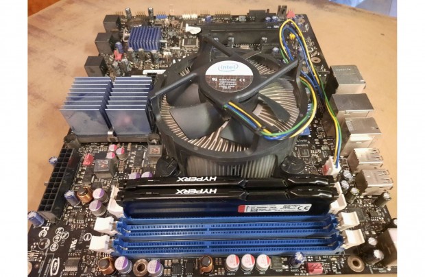 Intel DX58SO alaplap, 16GB memria s Intel i7 CP egyben
