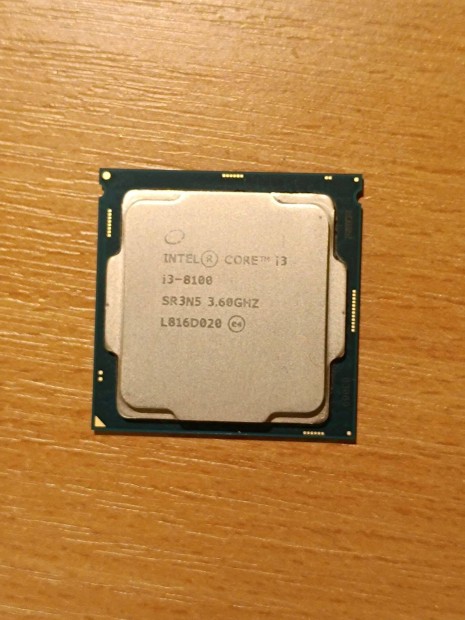 Intel I3-8100 processzor