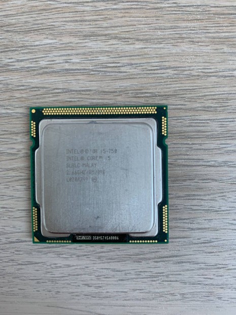 Intel I5 750 processzor socket 1156