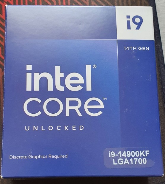 Intel I9 14900KF - 3 v garancia