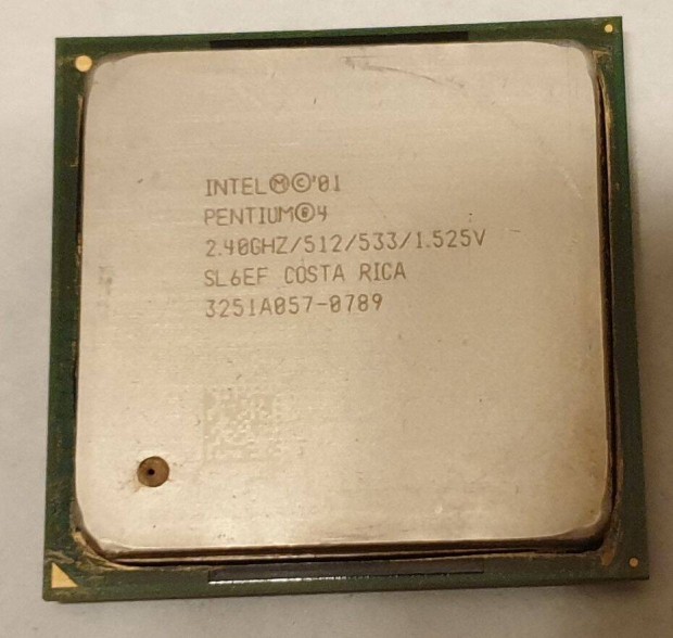 Intel Pentium 4 2.4GHz SL6EF s478 processzor