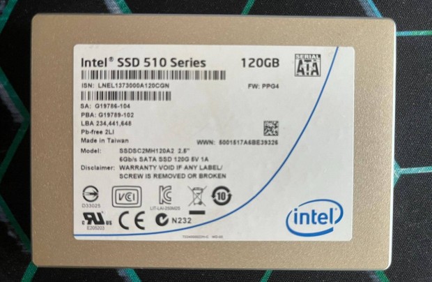 Intel SSD 120GB