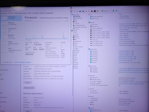 Intel SSF Számítógép (Low Profile GT 1030)